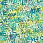 LOVE SCRIBBLE - Aquamarine
