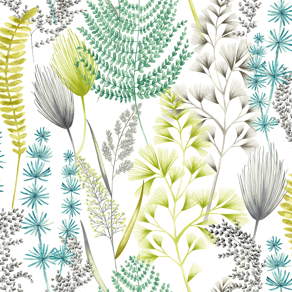 JRD50102W_SUMMER_FERNS_ACID_FLATS_SINGLE SUMMER FERNS - Acid - Imagem 1