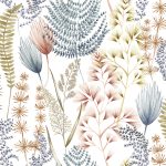 SUMMER FERNS - Denim