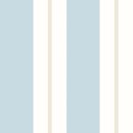 WIDE MULTI STRIPE - Wedgewood