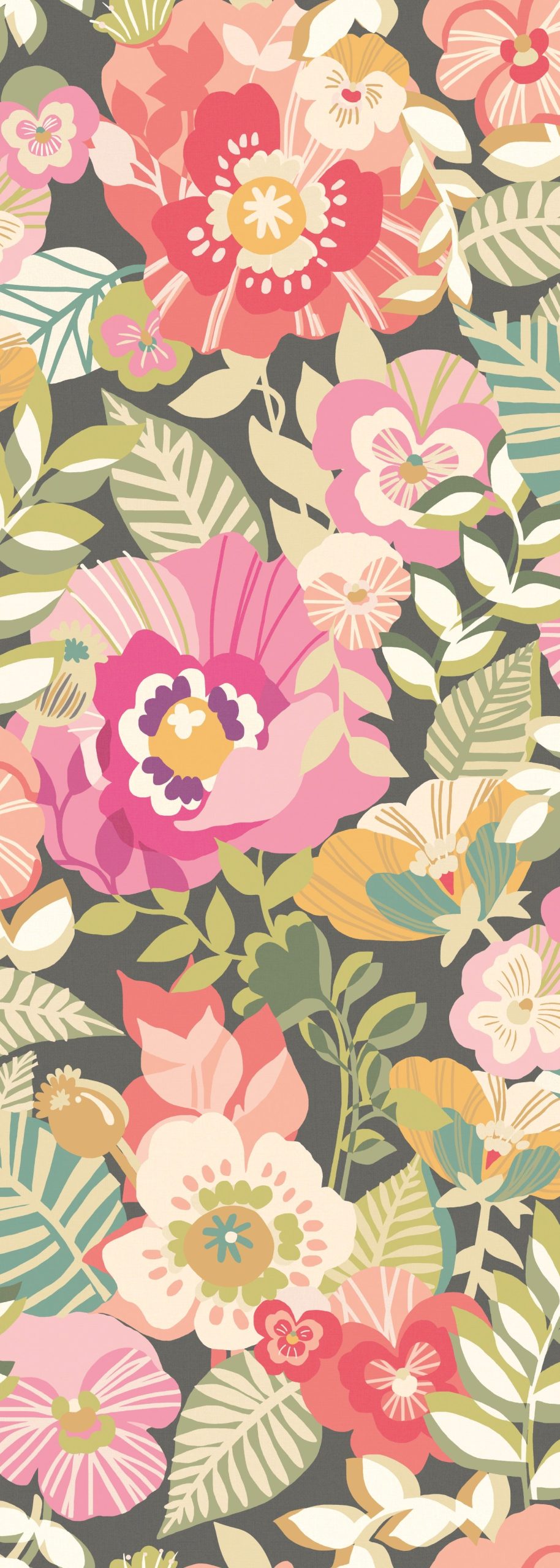 REV50126W_Poppies_and_Pansies_VintageRose POPPIES + PANSIES - Vintage Rose - Imagem 1