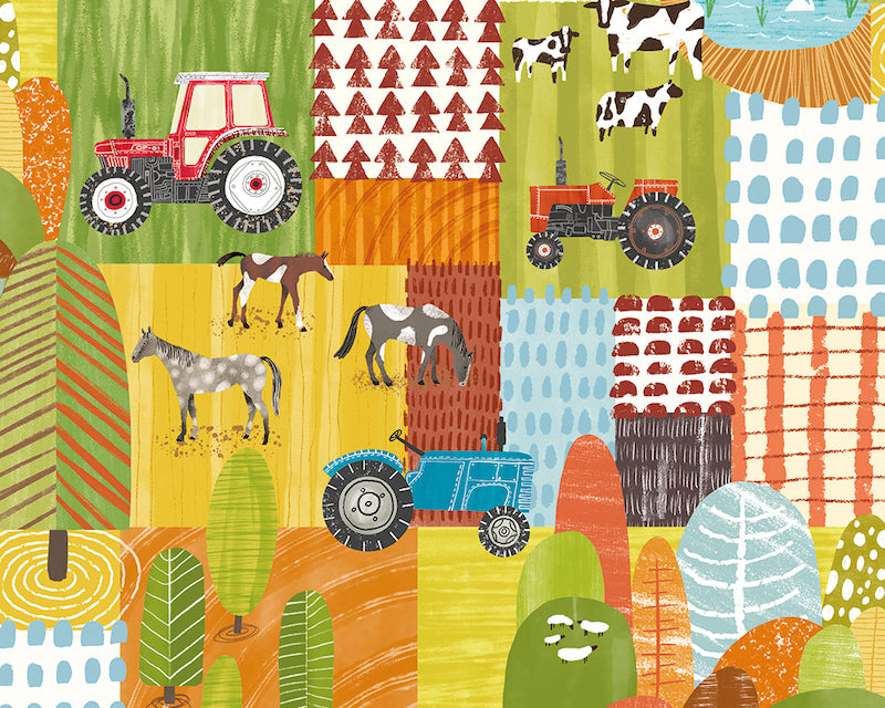 WGU50119W_DOWN_ON_THE_FARM_ORANGE_CRUSH_SINGLE_REPEAT__1MB DOWN ON THE FARM - Orange Crush - Imagem 1