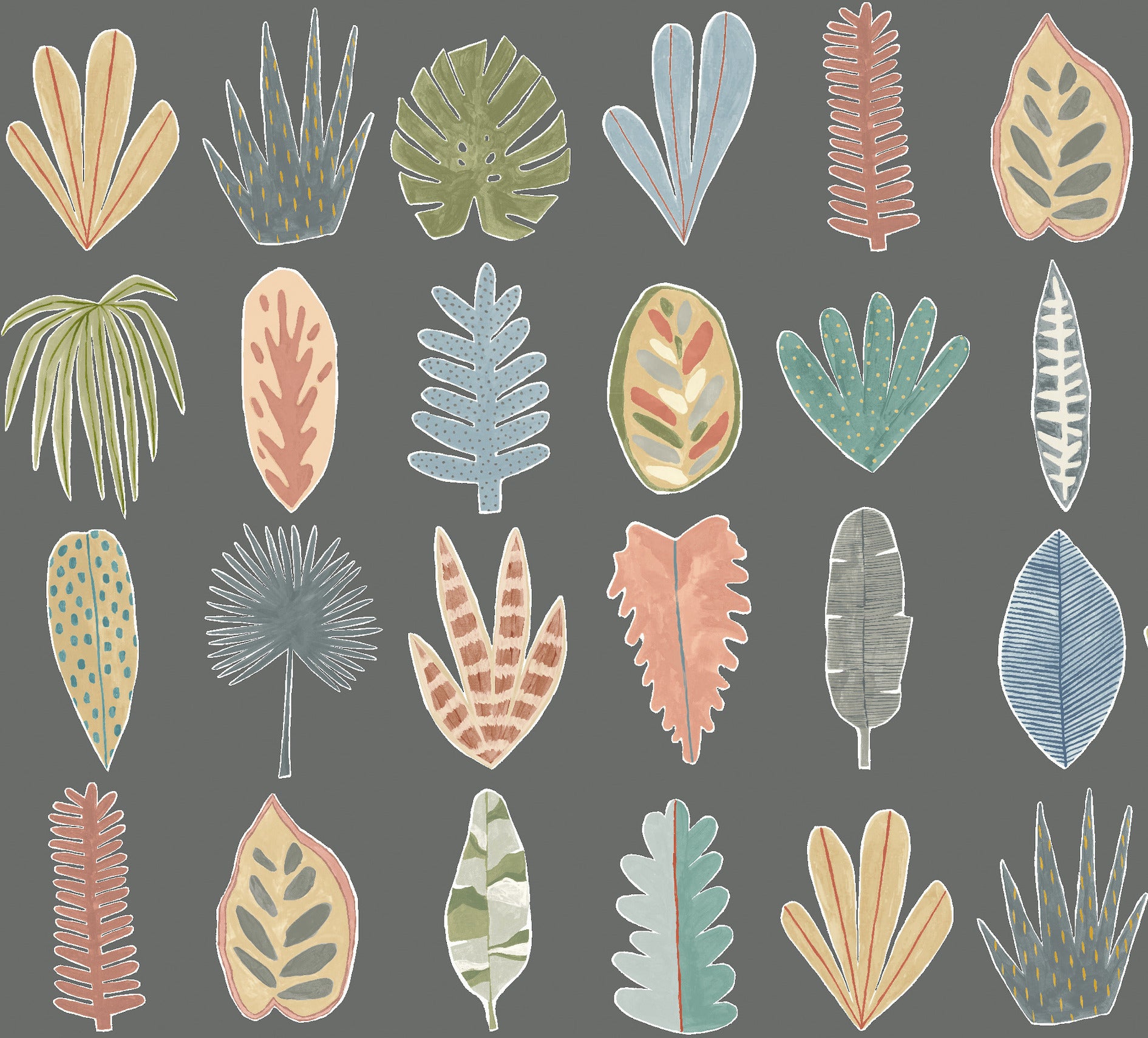ohpopsi_2023_Glasshouse_GHS50107W_Leaf_Boogie_Charcoal_Mix_FLAT_CROPPED LEAF BOOGIE - Charcoal Mix - Imagem 1